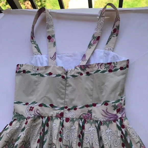 SOLD Betsey Johnson New York Vintage Rare OG Tea Party Dress Printed 10 Y2k - Picture 10 of 17
